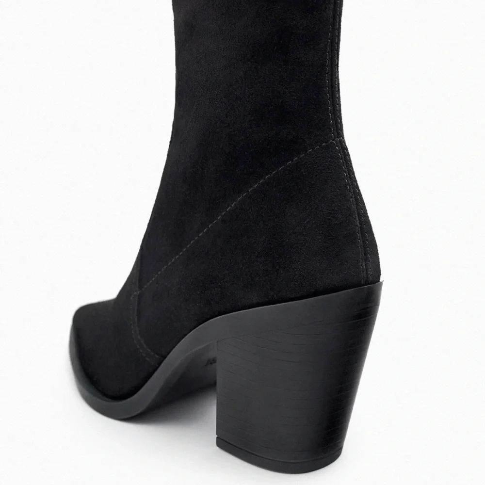 Zara Cowboy Boots - Picture 4 of 10